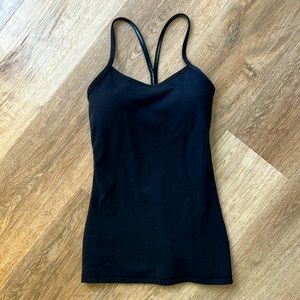 Black tank lululemon size 2